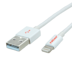 ROLINE Lightning/USB, 1 m Wit