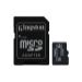 Kingston Technology 8GB microSDHC Industrial C10 A1 pSLC Card + SD Adapter
