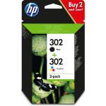 HP X4D37AE/302 Printhead cartridge multi pack black + color 170pg + 150pg Pack=2 for HP DeskJet 1110/2130/OfficeJet 5200