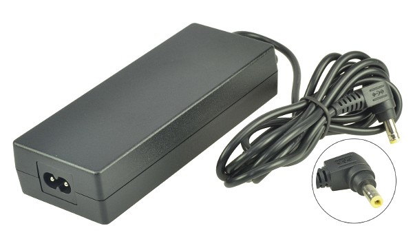 2-Power ALT1595A power adapter/inverter Indoor 80 W Black