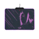 Lexip Sasuke "Revenge" Naruto Shippuden Muismat – Harde Muismat Met Micro-Getextureerd Oppervlak En Rgb-Verlichting