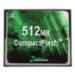 CoreParts MMCF/512 memoria flash 0,5 GB CompactFlash