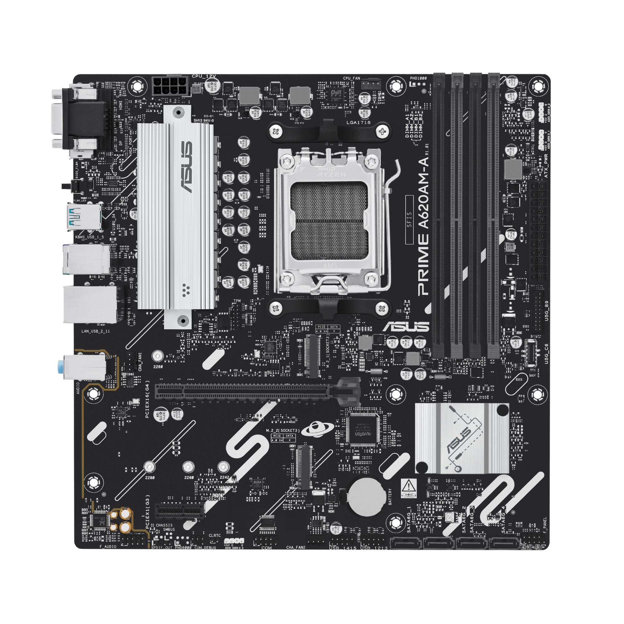 ASUS PRIME A620AM-A-CSM AMD A620A Socket AM5 micro ATX