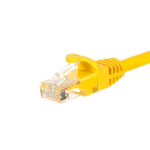 Netrack BZPAT36Y networking cable Yellow 3 m Cat6 U/UTP (UTP)