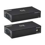 Tripp Lite B127A-2A1-BHBH 2-Port HDMI over Cat6 Extender Kit, Transmitter/Receiver - 4K 60 Hz, HDR, 4:4:4, PoC, 230 ft. (70.1 m), TAA