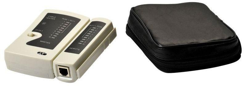 Image of Lanview LVN127698 network cable tester UTP/STP cable tester Black