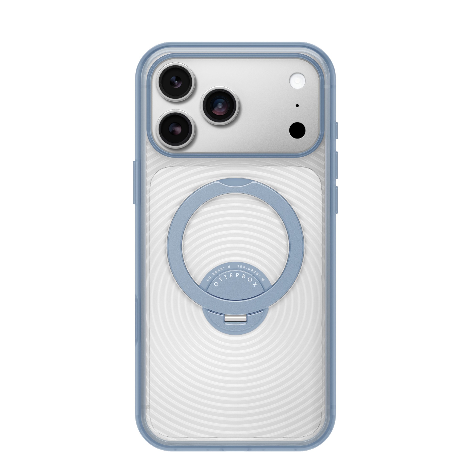 OtterBox Symmetry Stand MagSafe Camera Control Apple iPhone 18 Pro Max/17 Pro Max Aether - clear/blue
