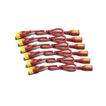 APC AP8702S-NAX340 power cable Red 23.6" (0.6 m) C13 coupler C14 coupler