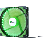 Inter-Tech L-12025 Computer case Fan 12 cm Black, Green