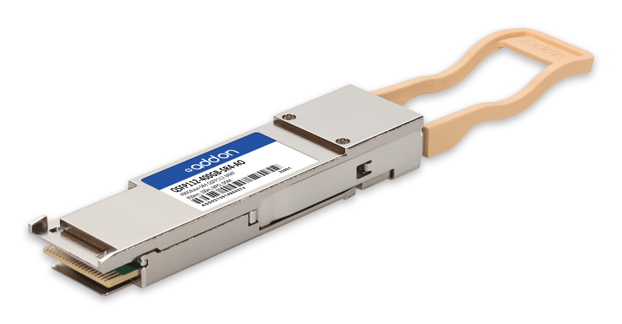 AddOn Networks QSFP112-400GB-SR4-AO Compatible 400G QSFP 100 m TAA Compliant Transceiver AddOn Networks QSFP112-400GB-SR4-AO Compatible 400G QSFP 100 m TAA Compliant Transceiver
