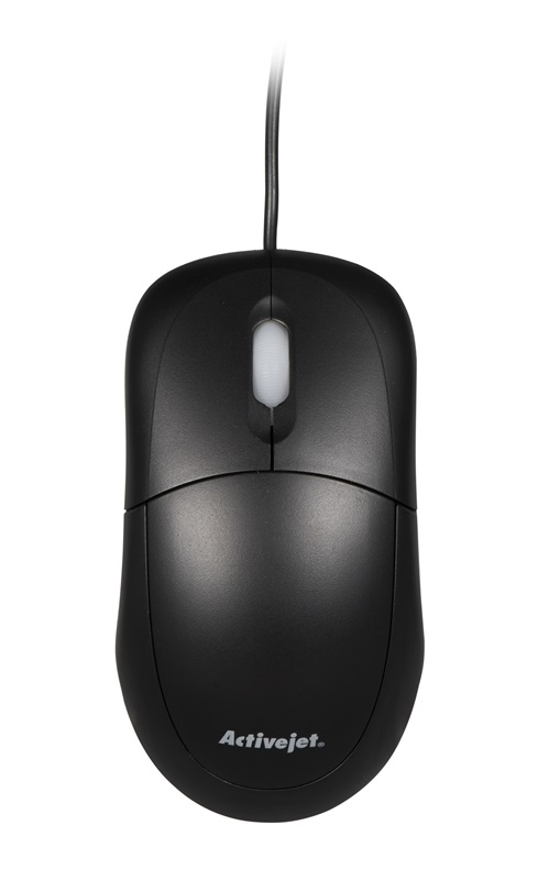Activejet AMY-146 wired computer mouse (optical; 1000 DPI; black)