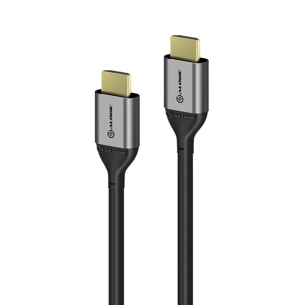 Photos - Cable (video, audio, USB) ALOGIC ULHD02-SGR HDMI cable 2 m HDMI Type A  Black, Grey (Standard)