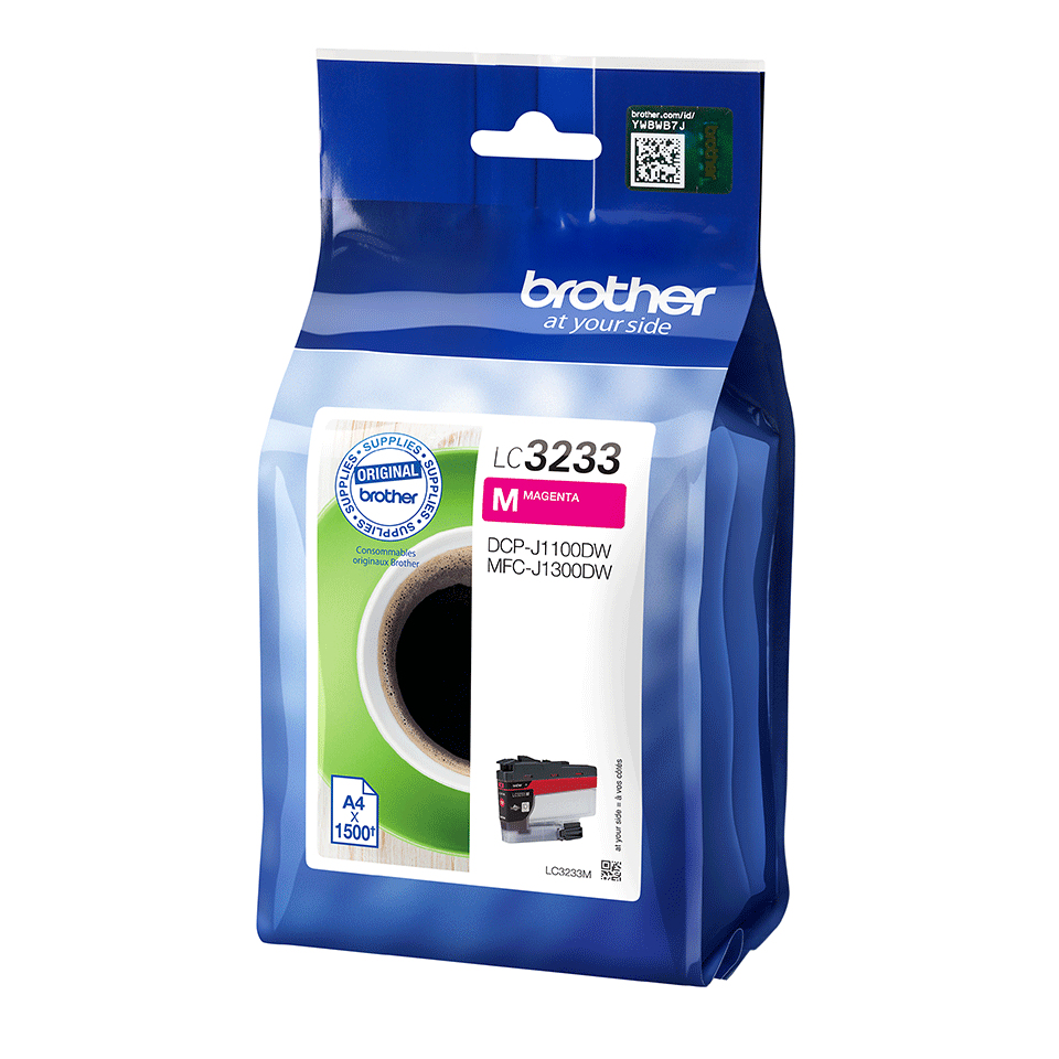 Image of Brother LC-3233M Ink cartridge magenta, 1.5K pages for Brother...