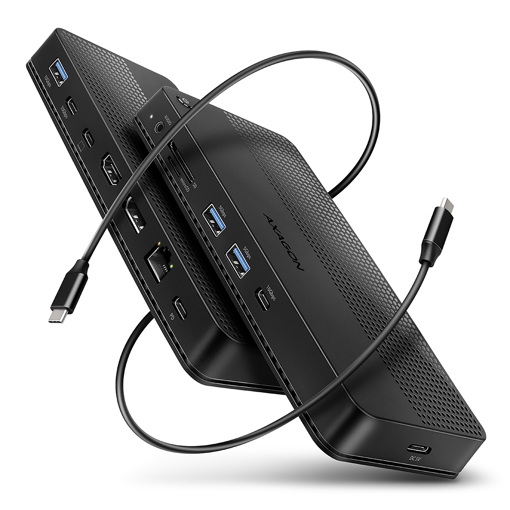 EU Product - HMC-U4 USB-C Dock HDMI+ DP USB 3.2 Gen 2 PD 100W - schwarz thumbnail