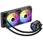 Antec Vortex Lum 240 ARGB Processor Liquid cooling kit 12 cm Black