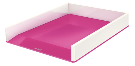 Image of Leitz 53611023 desk tray/organizer Polystyrene Metallic, Pink
