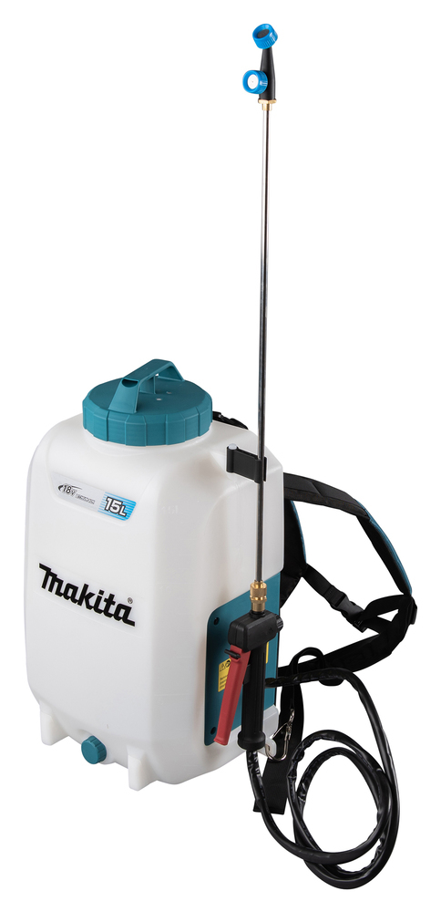 Makita DUS158Z - Backpack garden sprayer - 15 L - Blue - White - 5...