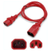 AddOn Networks ADD-C142C1514AWG2FTRD power cable Red 24" (0.61 m) C14 coupler C15 coupler