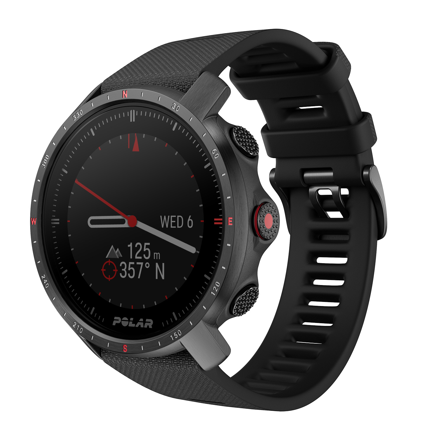 Image of Polar Grit X Pro 3.05 cm (1.2") MIP 47 mm Black GPS (satellite)