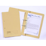 Guildhall Spring Pocket Transfer File Foolscap 420gsm Yellow (Pack 25) - 211/6003Z