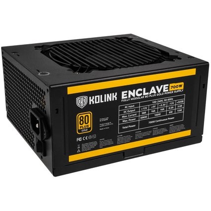 Kolink Enclave power supply unit 700 W 20+4 pin ATX ATX Black