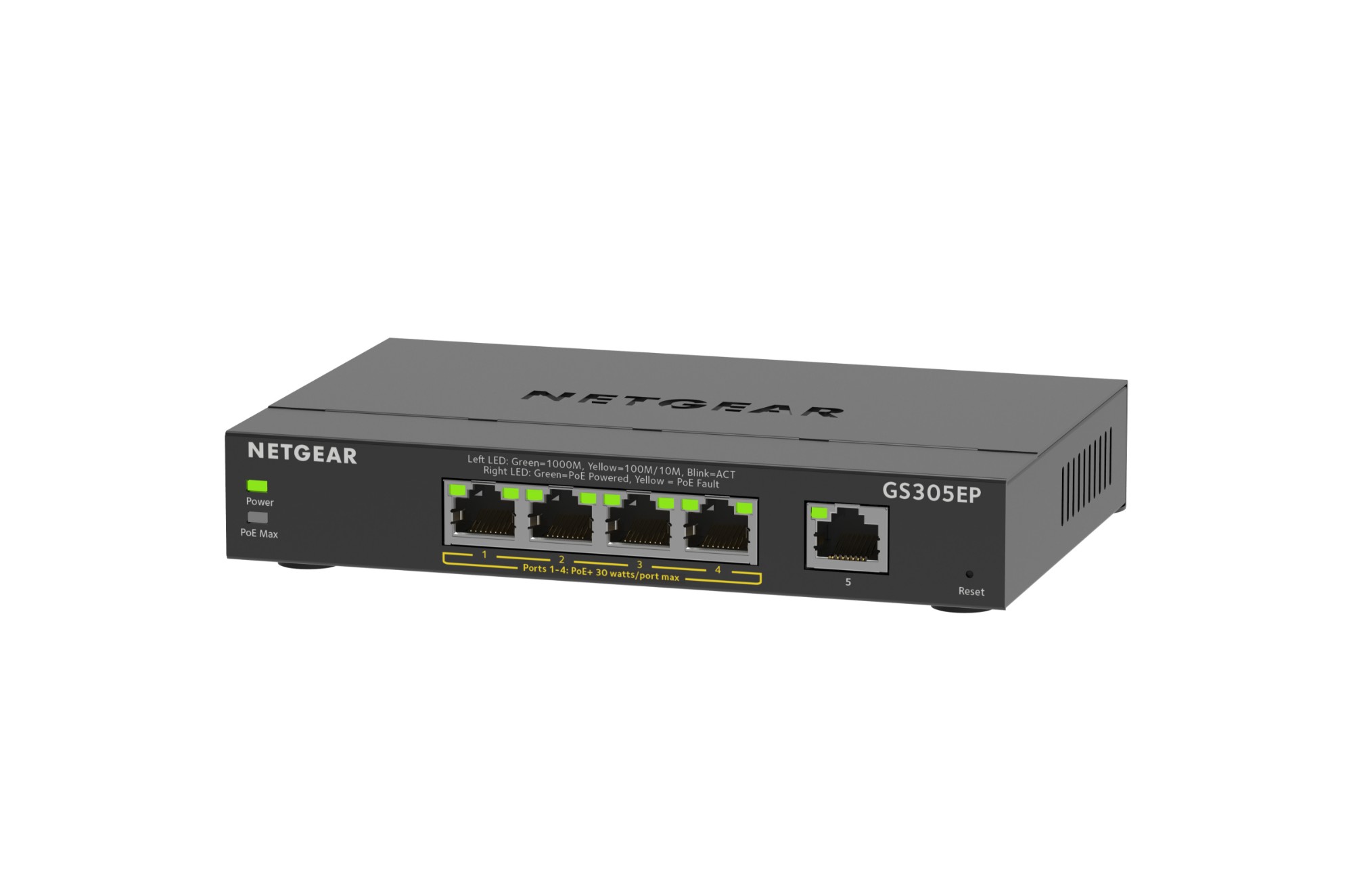 Netgear GS305EP-100NAS 5-Port Network Switch