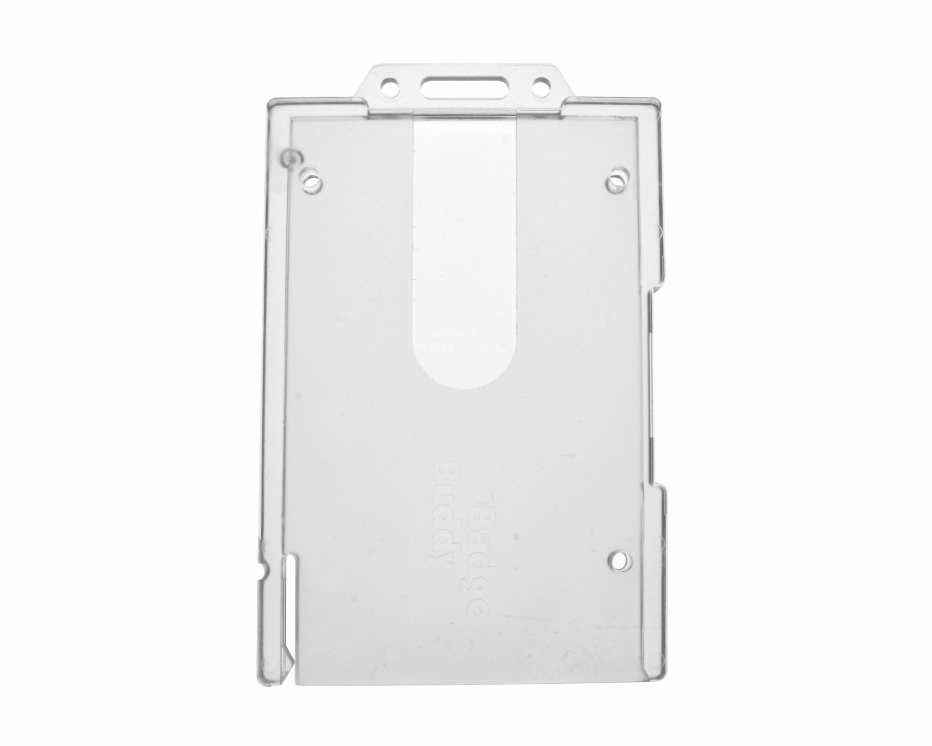 Image of ArasSecurity Enclosed Badge Buddy Card Holders - Portrait - Pack...