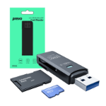 PREVO CR311 card reader USB 3.2 Gen 1 (3.1 Gen 1) Type-A Black