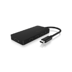ICY BOX IB-HUB1429-CPD USB 3.2 Gen 2 (3.1 Gen 2) Type-C 10000 Mbit/s Black