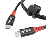 Plugable Technologies USBC-CC2M USB cable 78.7" (2 m) 240 W Black