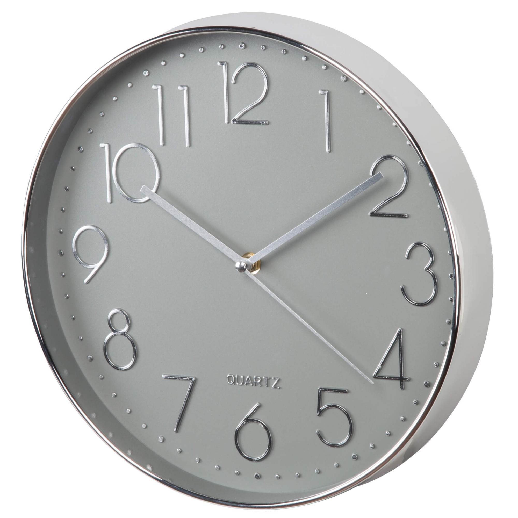 Hama Väggklocka Elegant Silver/Grå