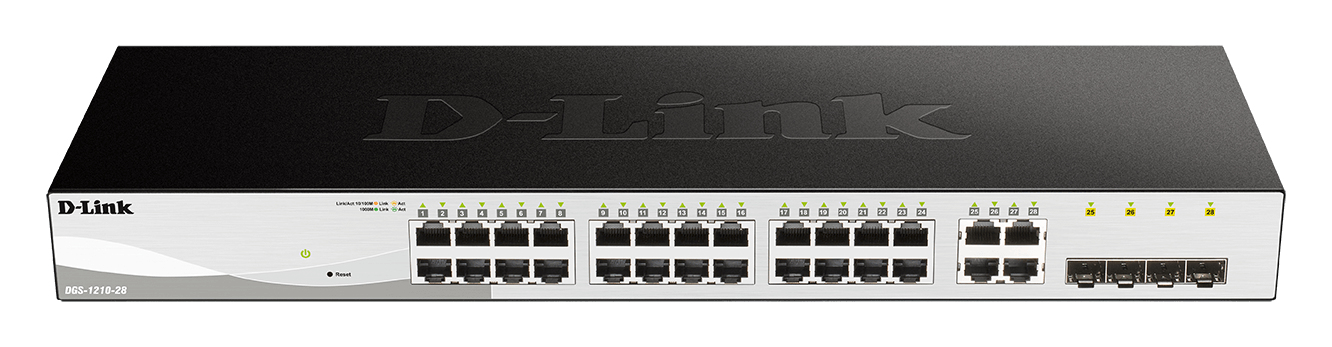 Image of D-Link DGS-1210-28 network switch Managed L2/L2+ 1U Black