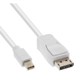 InLine Mini DisplayPort to DisplayPort Cable white 1.5m