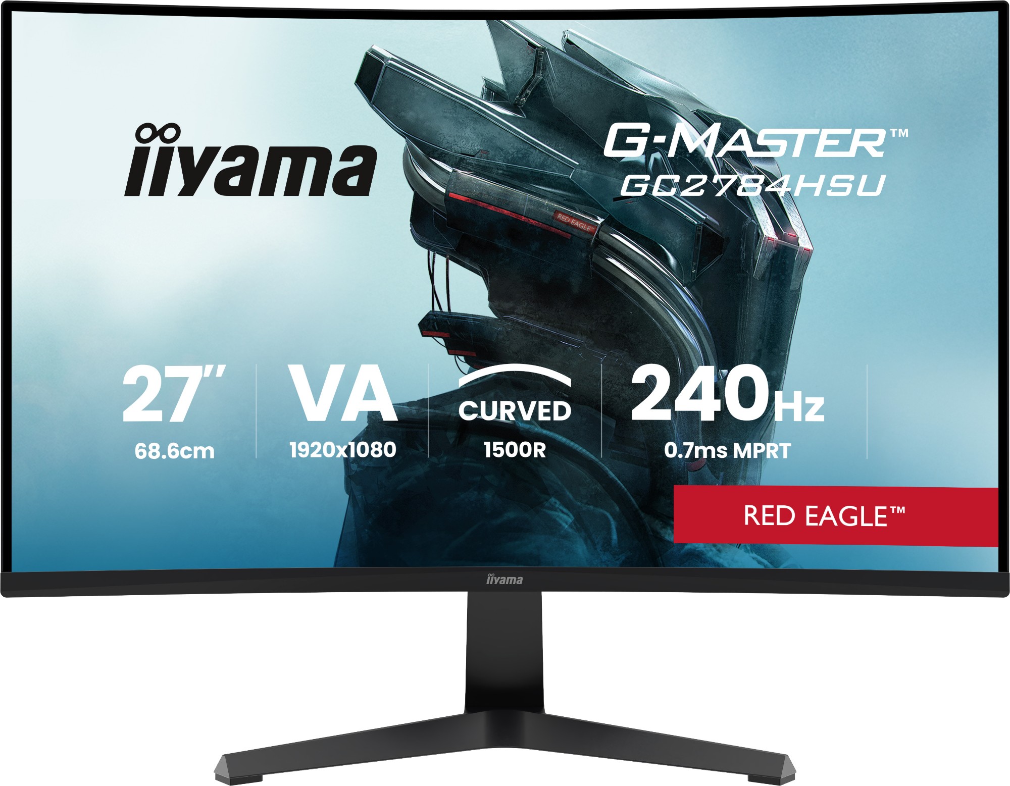 Iiyama Black G-Master Gc2784hsu-B1 Computer Monitor 68.6 Cm (27") 1920