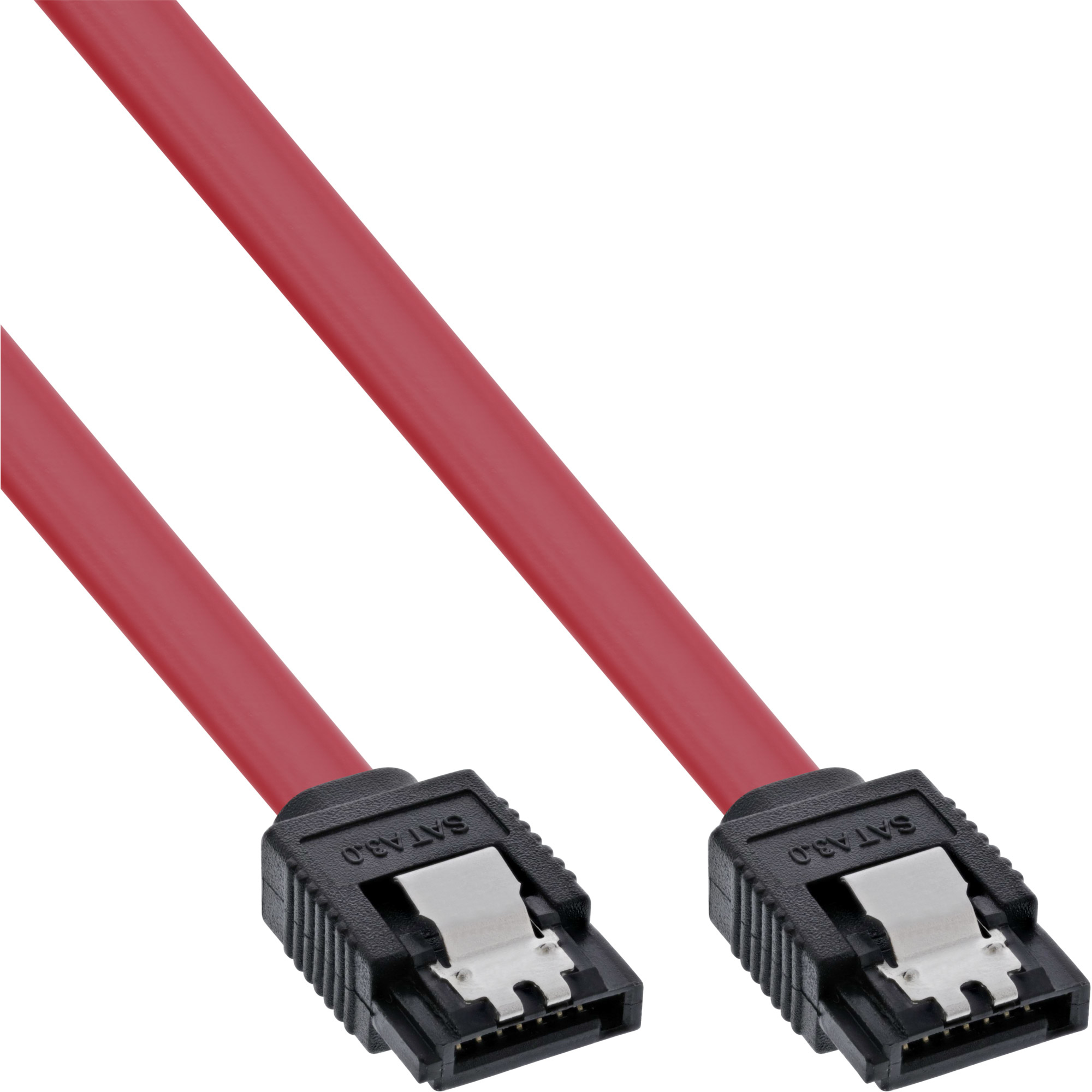 Image of InLine SATA 6Gb/s Cable with latches 0.5m