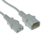 ACT Netsnoer C13 - C14 wit 1,8 m