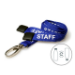 Digital ID 15mm Recycled Royal Blue Staff Lanyards with Metal Lobster Clip (Pack of 100)
