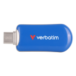 Verbatim Plectra USB-C Flash Drive Blue 128GB