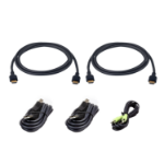 ATEN Secure KVM cable kit: 2x 1.8M Ultra High Speed HDMI Cable, with separate 2x USB and 1x audio cables (Dual display)