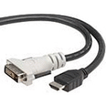 Belkin F2E8171-10-SV video cable adapter 118.1" (3 m) HDMI DVI-D Black