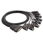 Moxa CBL-M68M9x8-100 SCSI-kabel Grijs 1 m 68-p