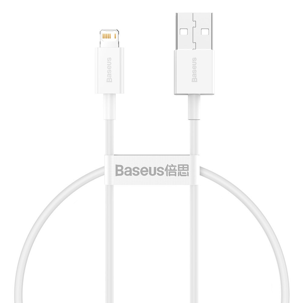 EU Product - Superior Fast Charge USB-A to Lightning Cable, 2.4A, 0.25m - White thumbnail