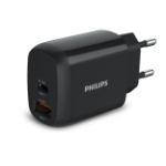 Philips DLP4326CB/12 mobile device charger Universal Black AC Fast charging Indoor