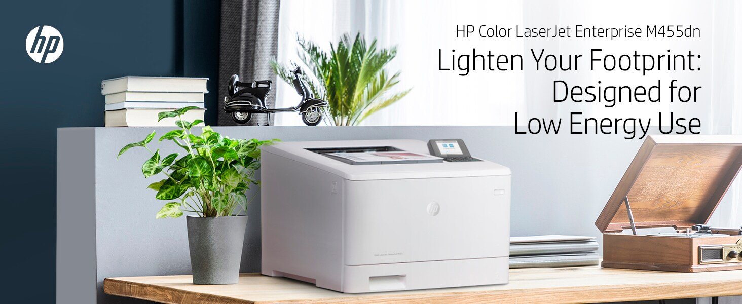 HP Color LaserJet Enterprise M455dn, Color, Printer for Business, Print, Compact Size; Strong Security; Energy Efficient; Two-sided printing