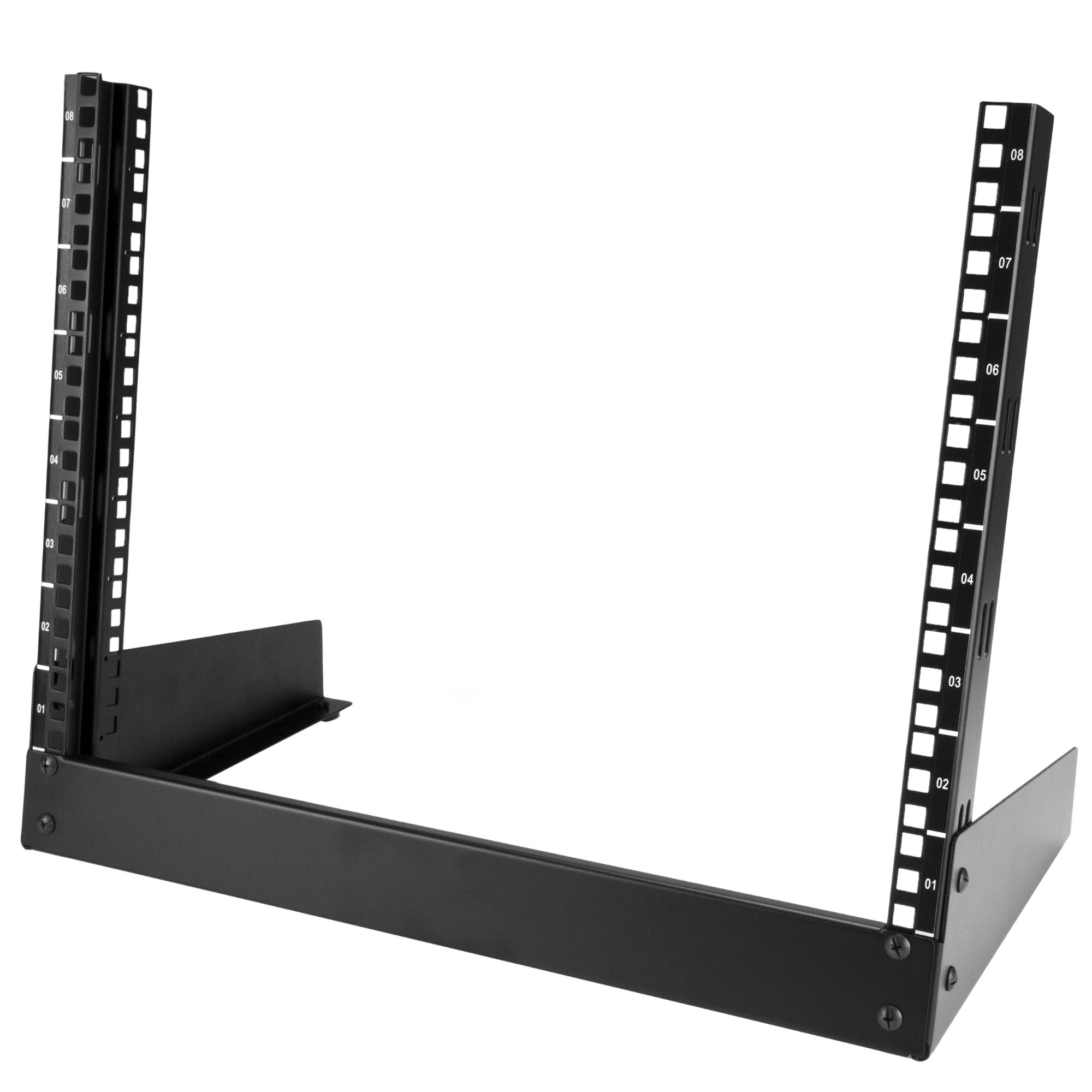 StarTech.com 8U Desktop Rack - 2-Post Open Frame Rack
