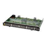 HPE Aruba Networking CX 6400 48-port 1GbE Class 6 PoE and 4-port SFP56 v2 Module