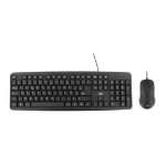 T'nB KBCOMBO1 toetsenbord Inclusief muis Universeel USB QWERTY Engels Zwart