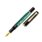 Pelikan 994103 fountain pen Built-in filling system Black, Gold, Green, Marble colour 1 pc(s)