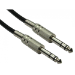 Cables Direct 4635-005NK audio cable 0.5 m 6.35mm Black, Silver