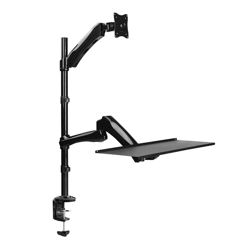 Image of LogiLink BP0030 monitor mount / stand 68.6 cm (27") Clamp Black